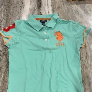 Girls Polo Green
